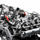 McLaren’s new V6 engine has an unusual 120-degree vee angle, with two turbos stuffed in the middle.